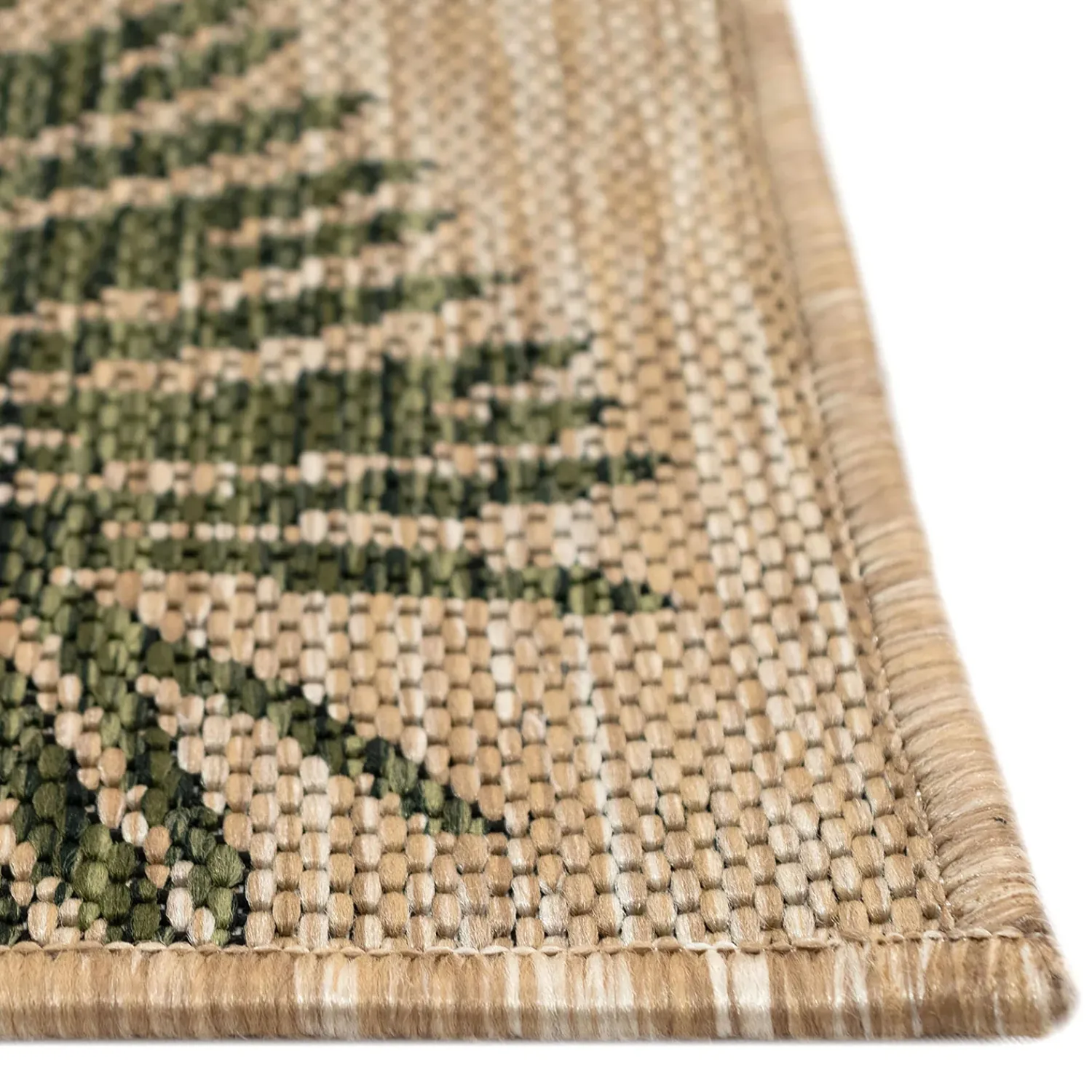 Plow & Hearth Runners>Indoor/Outdoor Textured Palms Polypropylene, 23" x 7'6" Runner