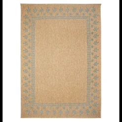Plow & Hearth Area Rugs>Indoor/Outdoor Toulouse Block Print Rug, 5'3" X 7'3"