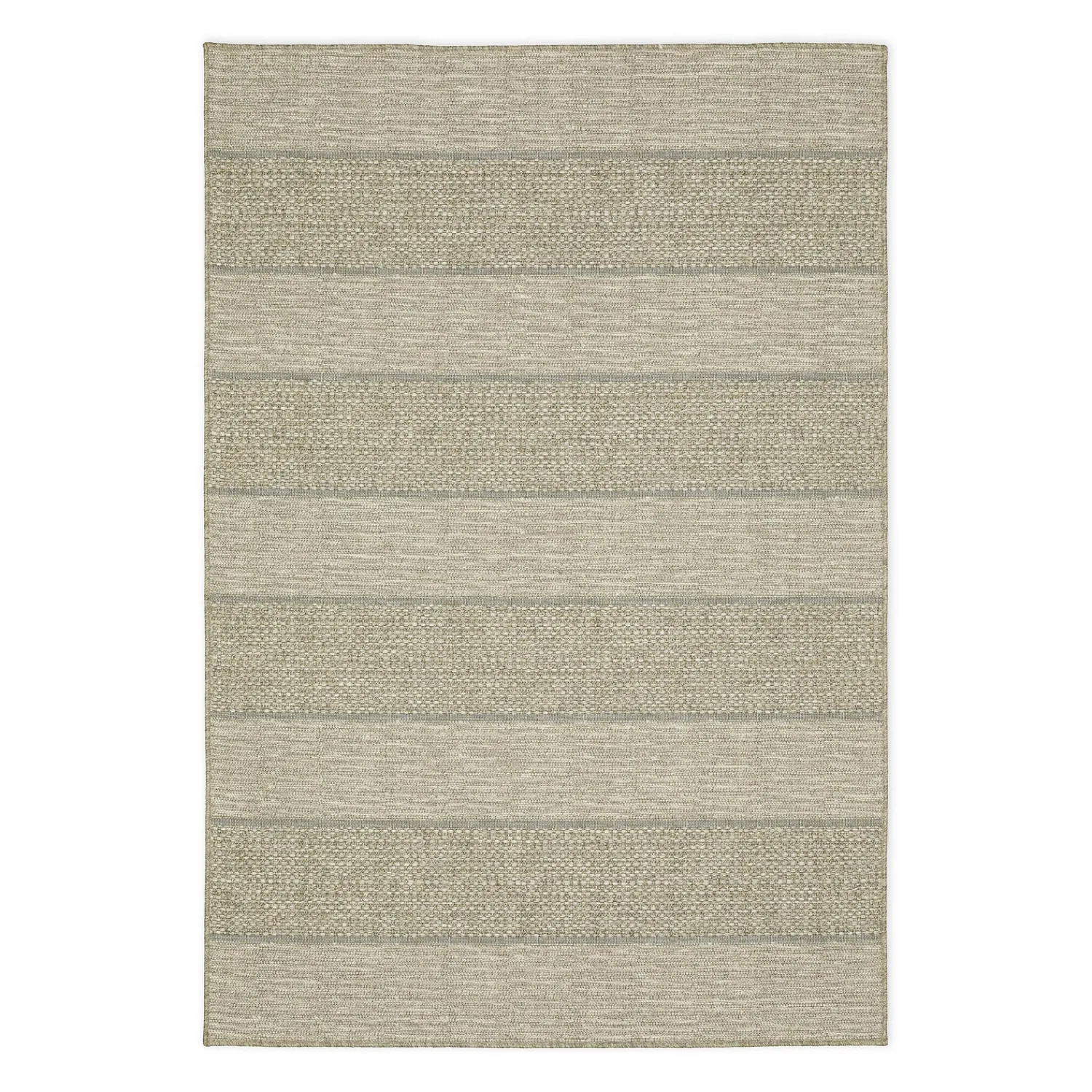 Plow & Hearth Area Rugs>Indoor/Outdoor Yucatan Striped Polypropylene Rug, 5'3" x 7'3"
