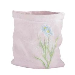 Plow & Hearth Planters & Plant Stands>Iris Floral Planter, Pink Flowers PinkFlowers