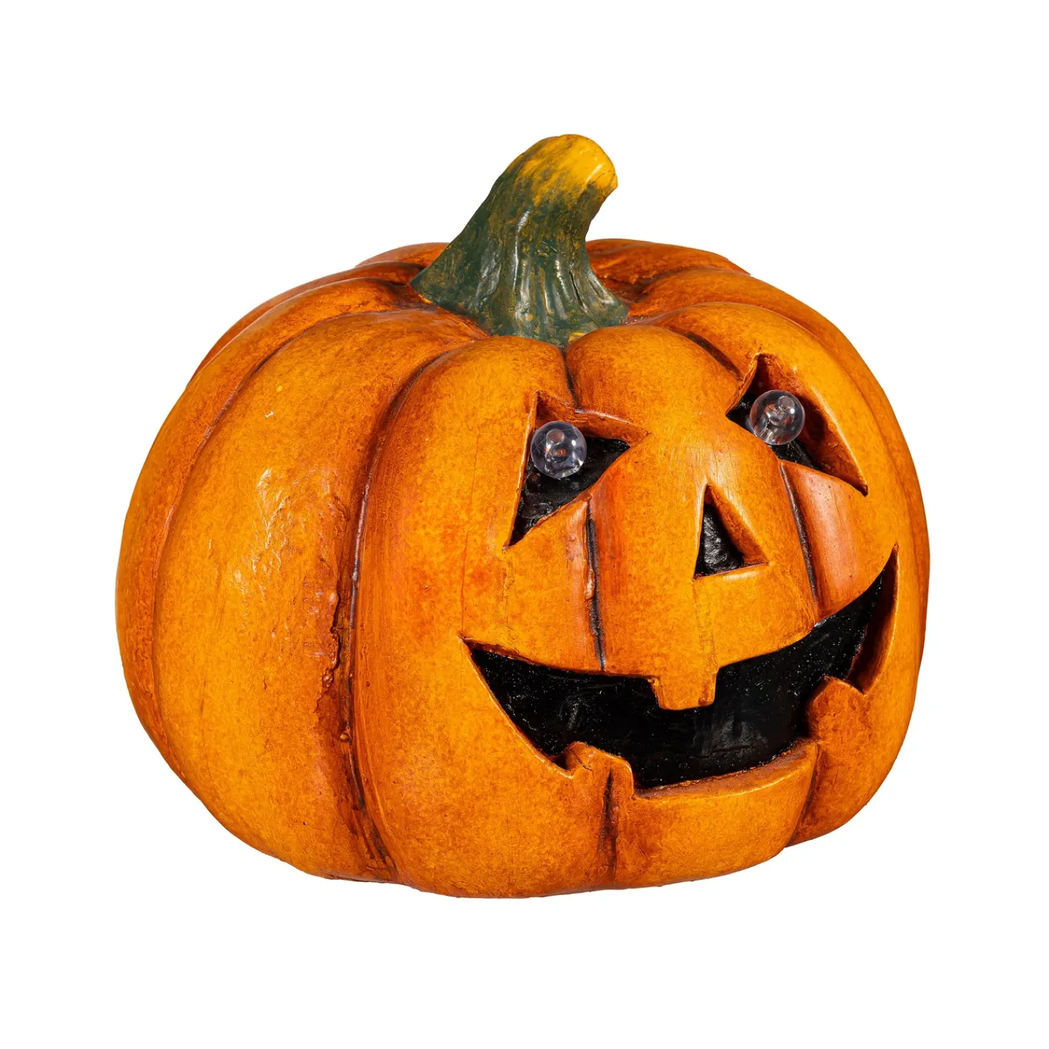 Plow & Hearth Garden Statues>Jack-O-Lantern Pumpkin LED Statue, 10"H