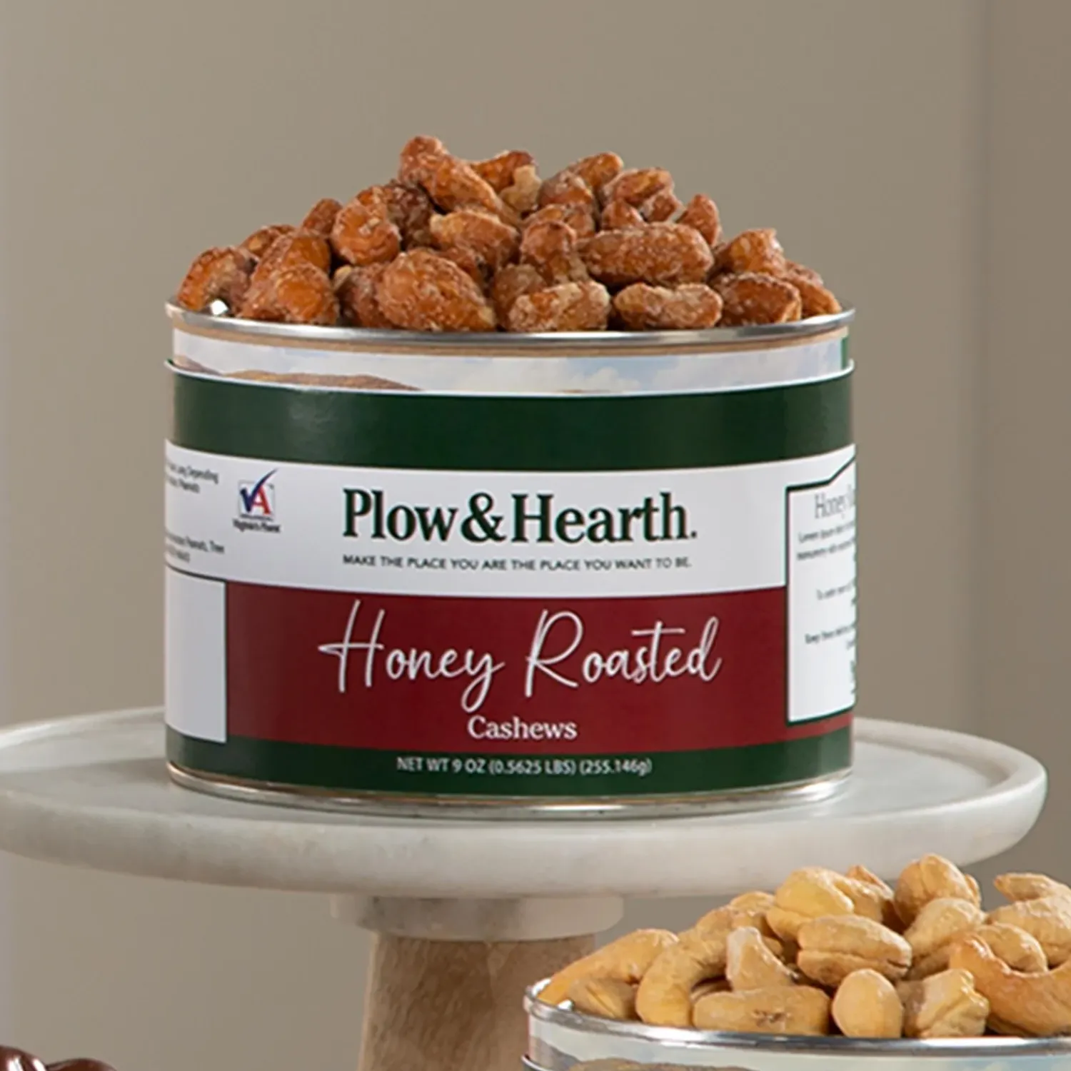 Plow & Hearth Gourmet Snacks & Nuts>Jumbo Cashews - Salted, Honey Toasted Or Chocolate Covered