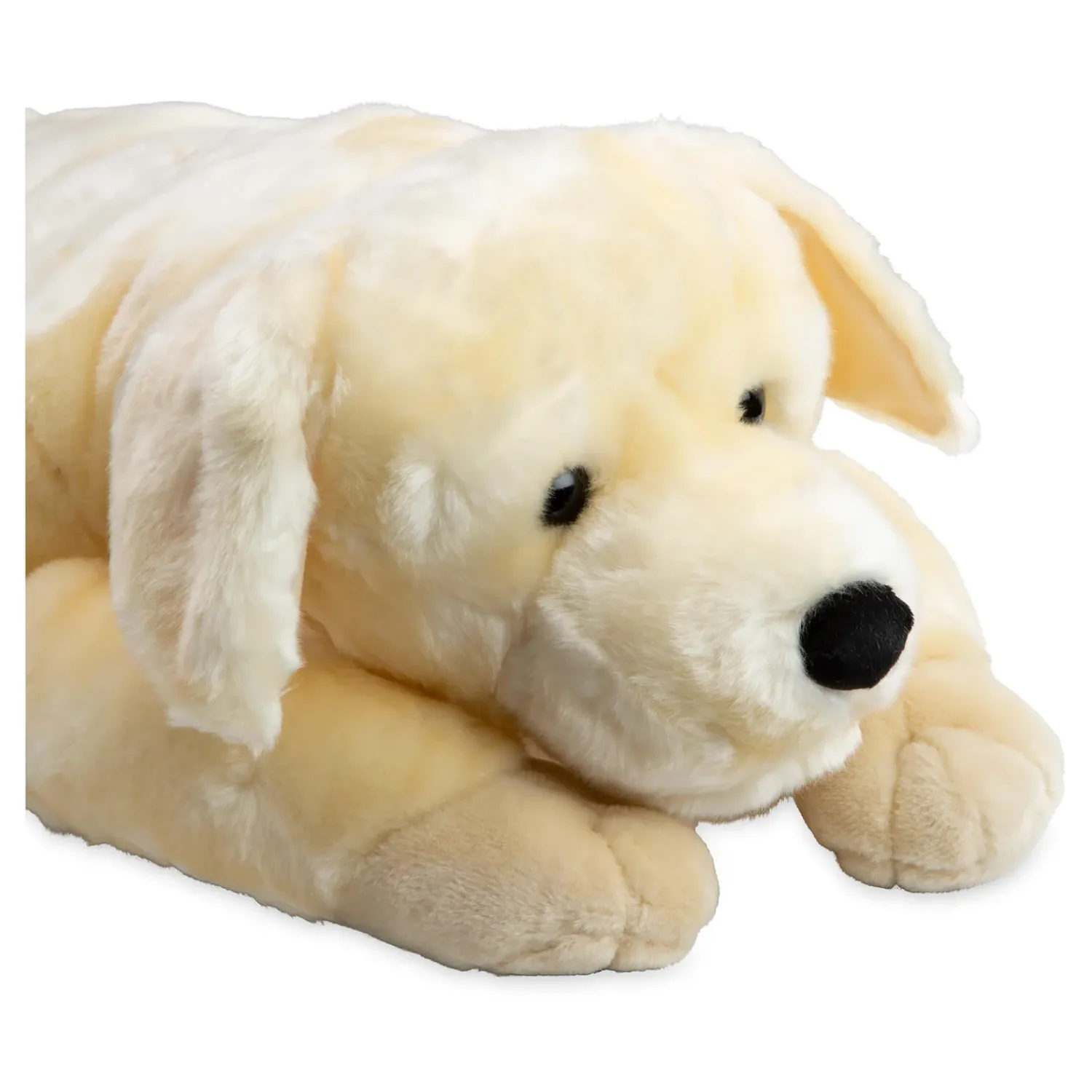 Plow & Hearth Decorative Pillows|Pet Products>Labrador Retriever Plush Cuddle Animal Body Pillow YellowLab