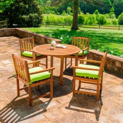Plow & Hearth Outdoor Dining Sets>Lancaster Round Table Natural
