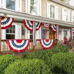 Plow & Hearth Bunting & Banners>Large Classic Cotton Bunting