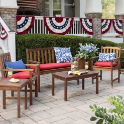 Plow & Hearth Bunting & Banners>Large Classic Cotton Bunting