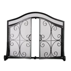 Plow & Hearth Fireplace Screens With Doors><noscript><img width=