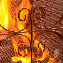 Plow & Hearth Fireplace Screens With Doors><noscript><img width=