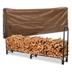 Plow & Hearth Outdoor Clean Up|Wood Storage & Wood Racks>Large Heavy-Duty Steel Log Rack