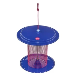 Plow & Hearth Bird Feeders>Large Metal Sunflower Seed Bird Feeder