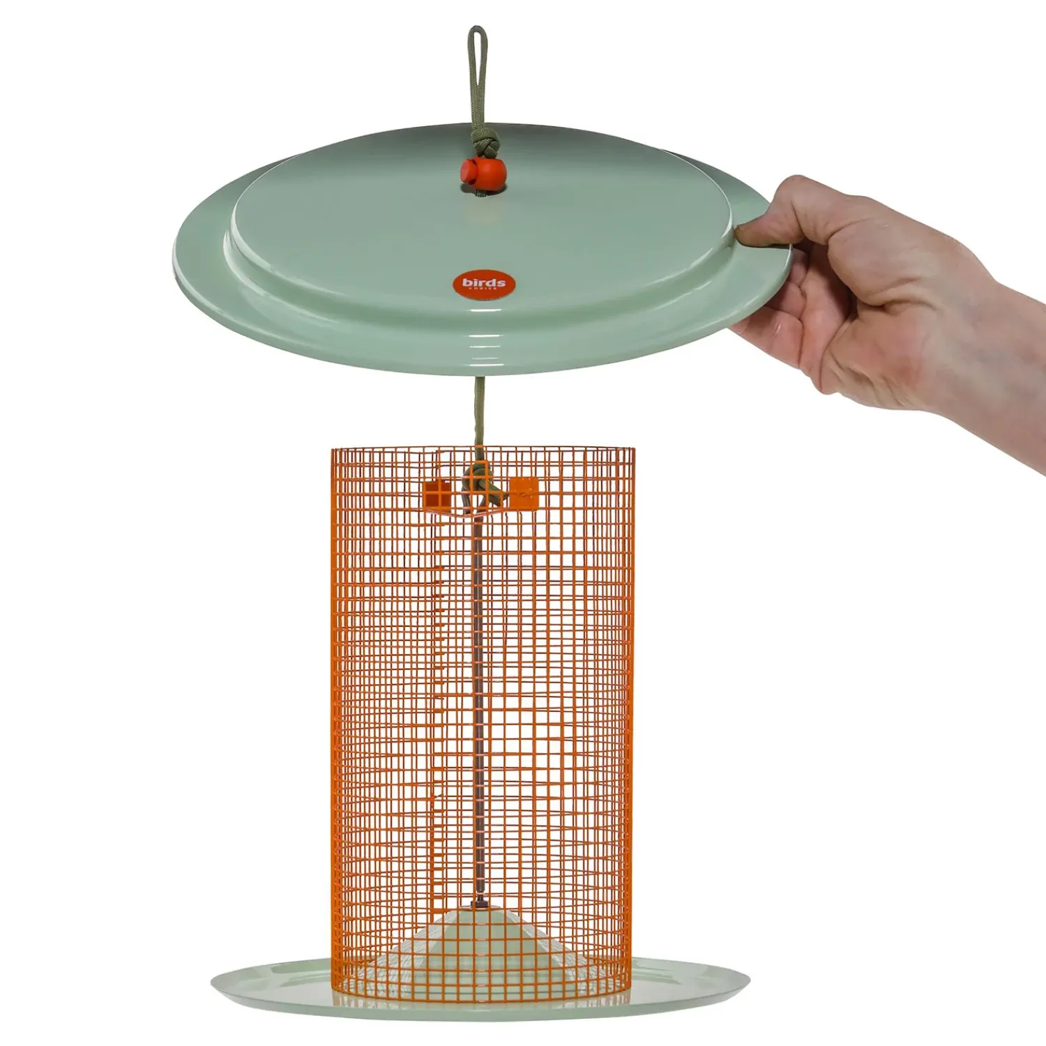 Plow & Hearth Bird Feeders>Large Metal Sunflower Seed Bird Feeder