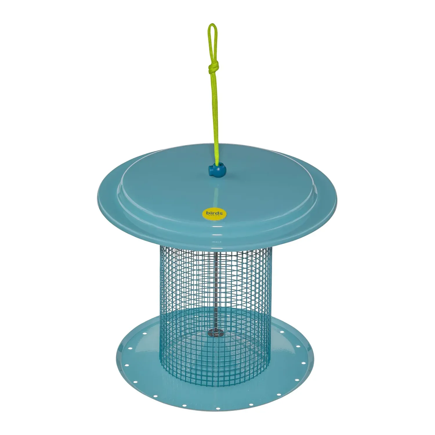 Plow & Hearth Bird Feeders>Large Metal Sunflower Seed Bird Feeder