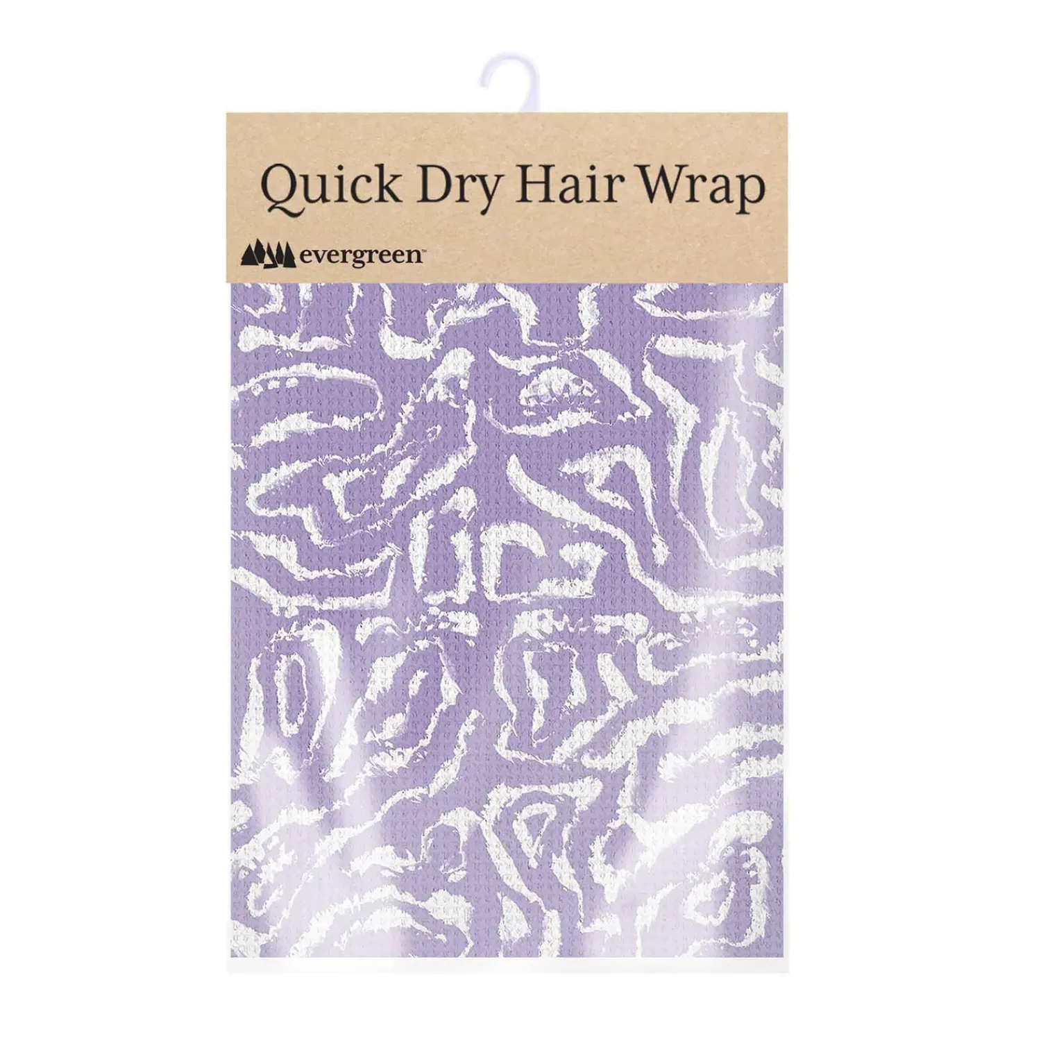 Plow & Hearth Bath Accessories>Lavender Flow Quick Dry Hair Wrap