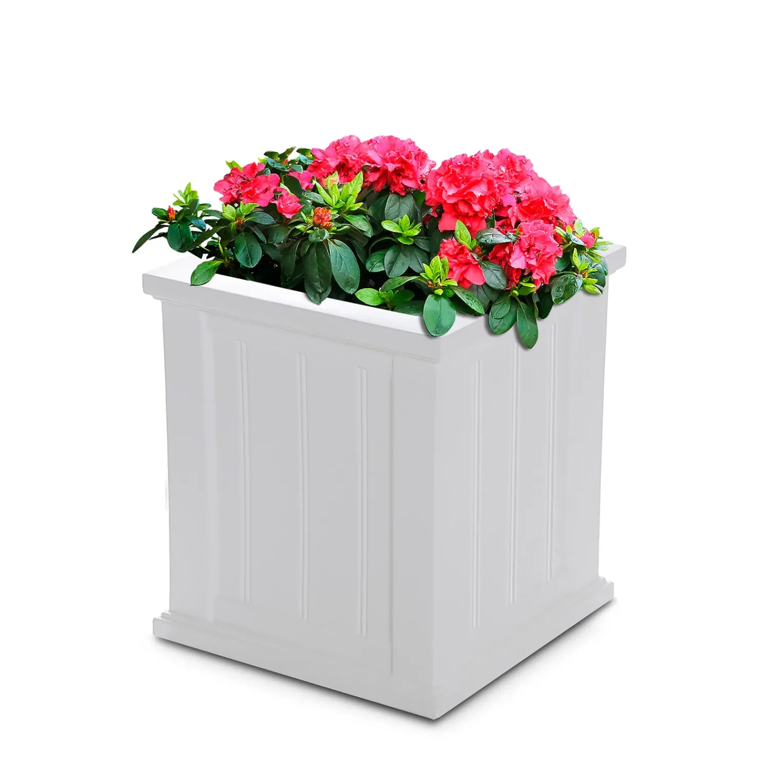 Plow & Hearth Planters & Plant Stands>Lexington Self-Watering Planter, 16" sq.