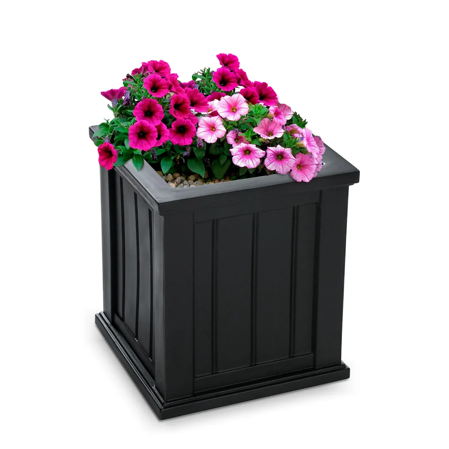 Plow & Hearth Planters & Plant Stands>Lexington Self-Watering Planter, 16" sq.