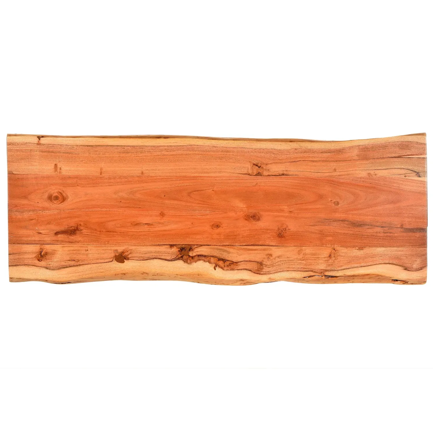 Plow & Hearth Desks & Console Tables>Live Edge Acacia Wood Console Table with Hairpin Legs