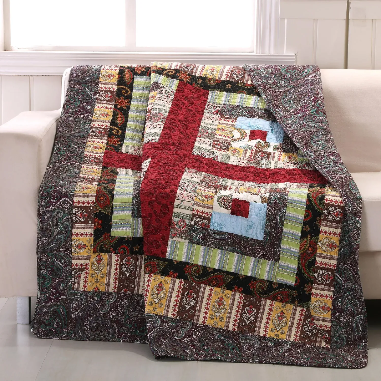 Plow & Hearth Quilts & Bedspreads|Throws & Blankets>Lodge Quilted Throw