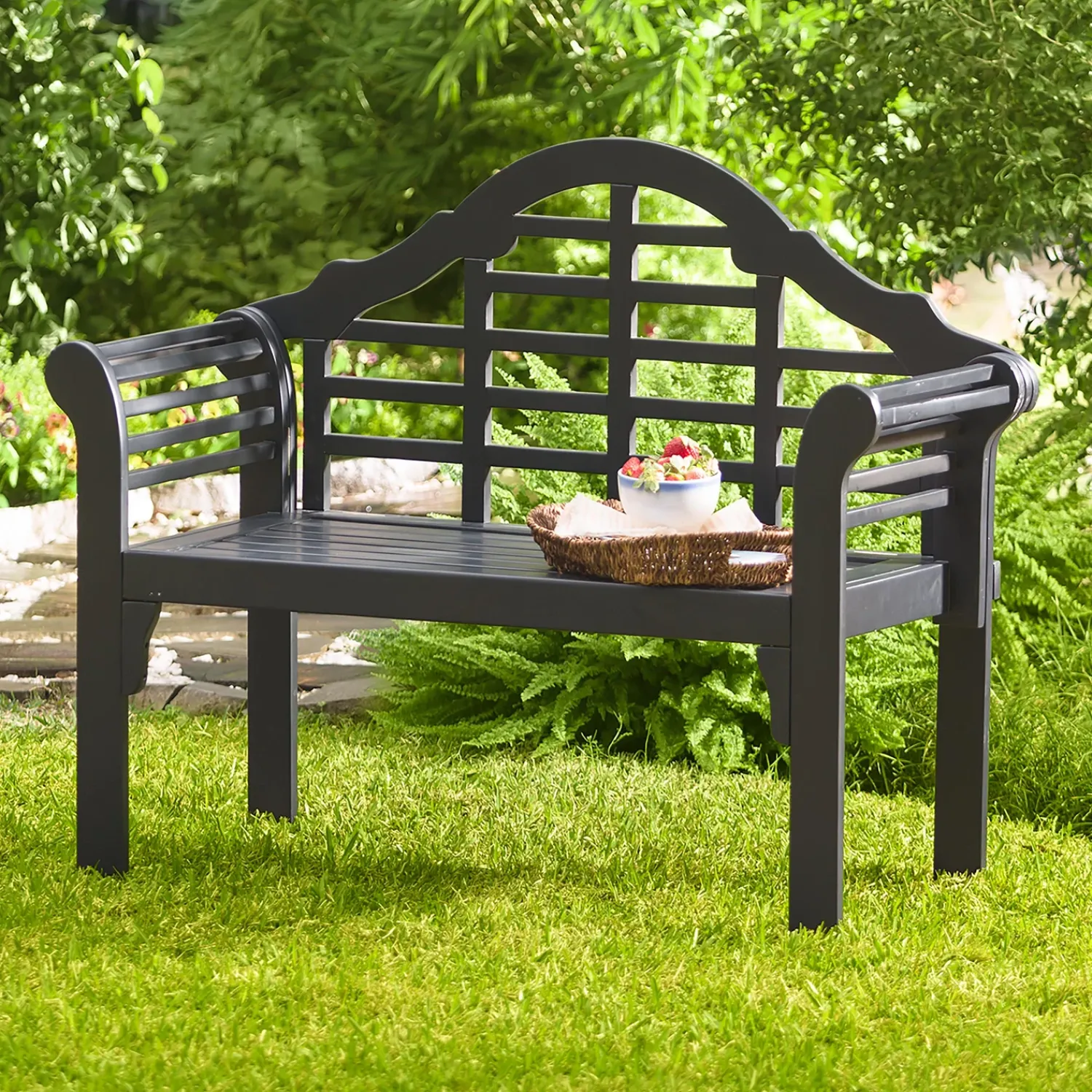Plow & Hearth Outdoor Benches>Lutyens Wood Garden Bench