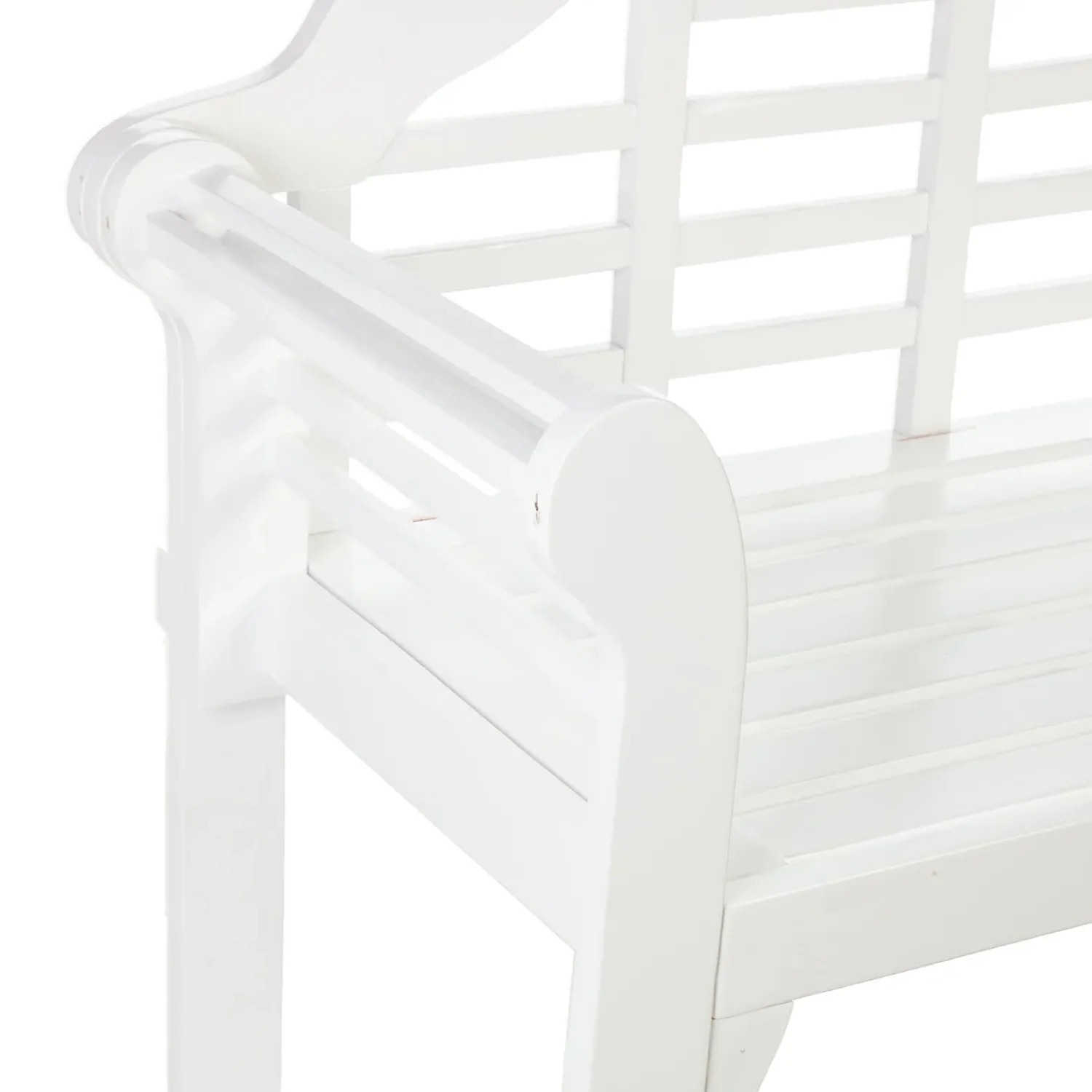 Plow & Hearth Outdoor Benches>Lutyens Wood Garden Bench White