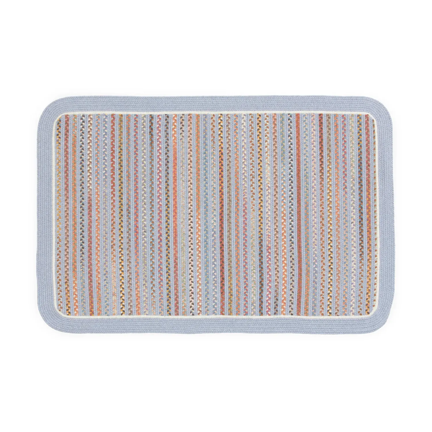 Plow & Hearth Area Rugs>Lynnhaven Wool Solid Border Braided Rug, 4' x 6'