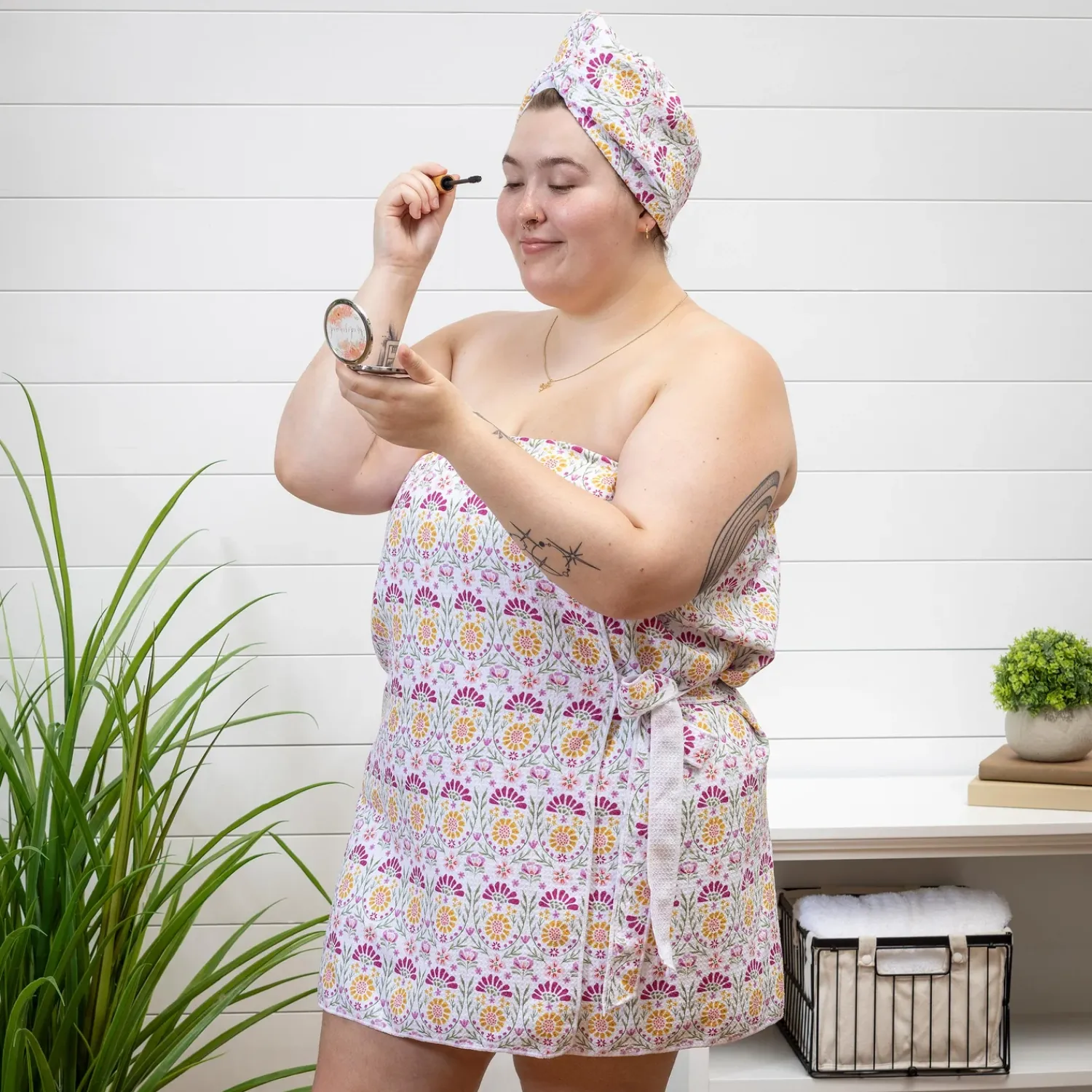 Plow & Hearth Bath Accessories>Magenta Joy Quick Dry Hair Wrap
