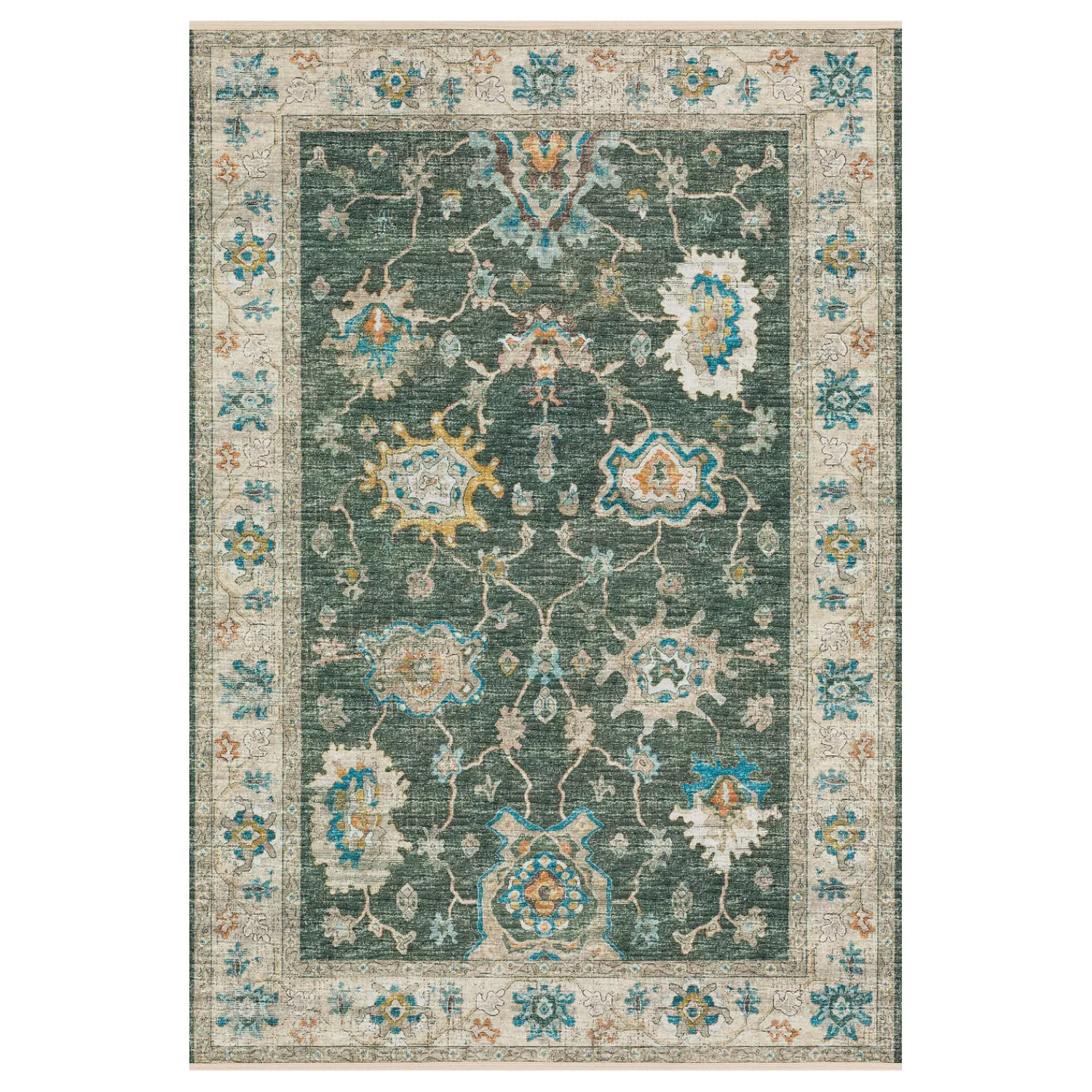 Plow & Hearth Area Rugs>Marietta Border Rug, 3' x 5'