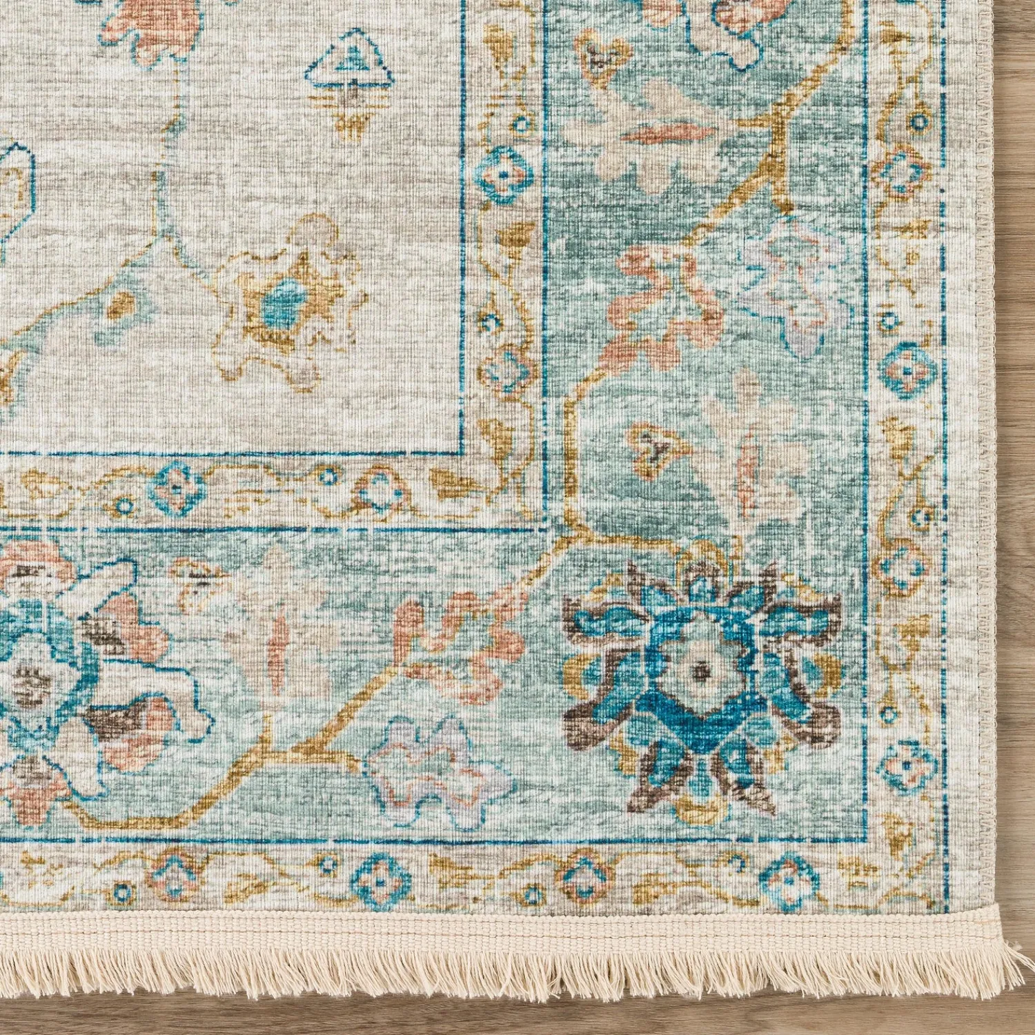 Plow & Hearth Area Rugs>Marietta Border Rug, 3' x 5'