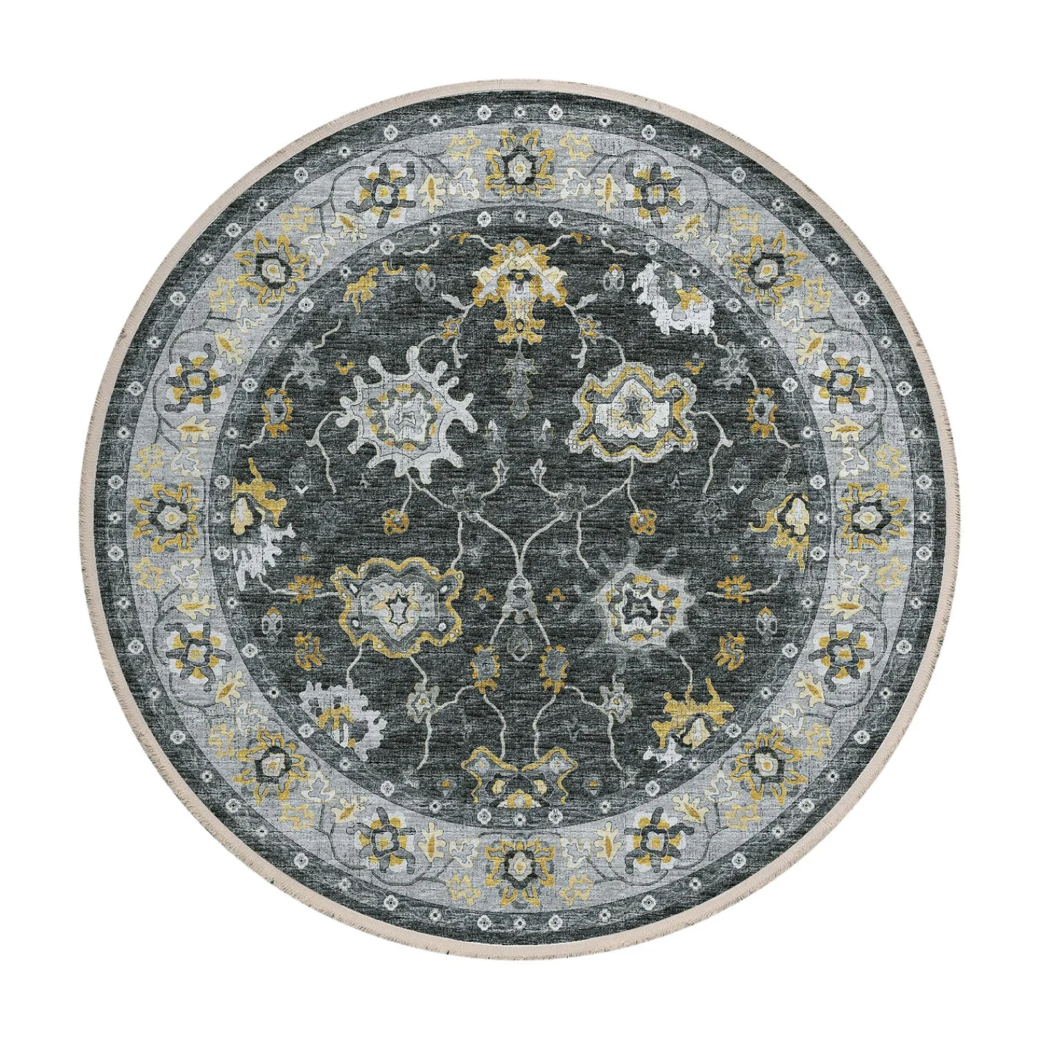 Plow & Hearth Area Rugs>Marietta Border Rug, 3' x 5'
