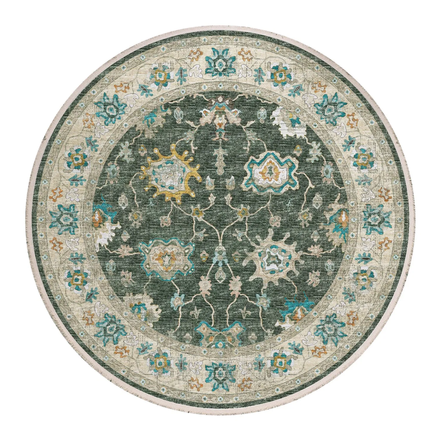 Plow & Hearth Area Rugs>Marietta Border Rug, 3' x 5'