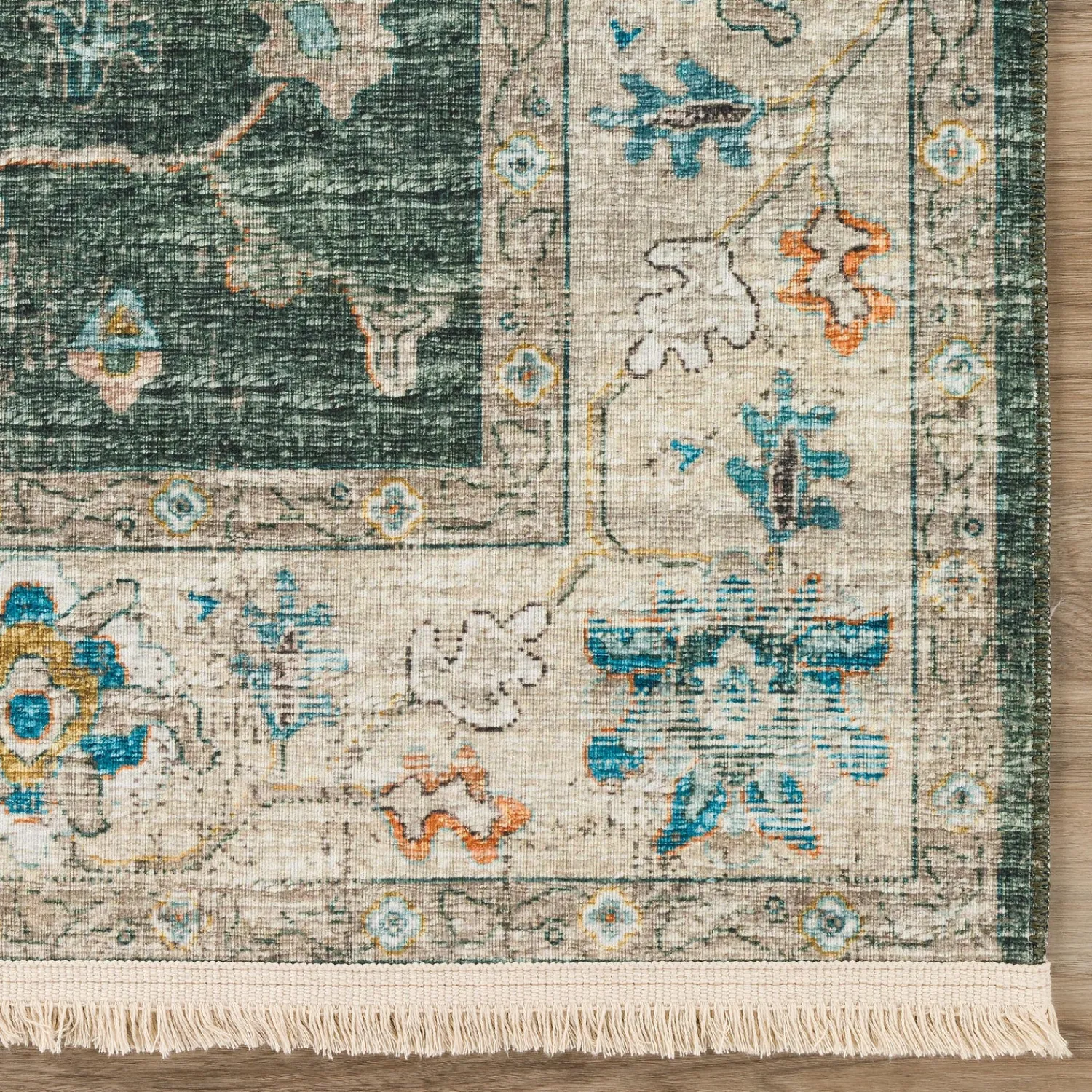 Plow & Hearth Area Rugs>Marietta Border Rug, 3' x 5'