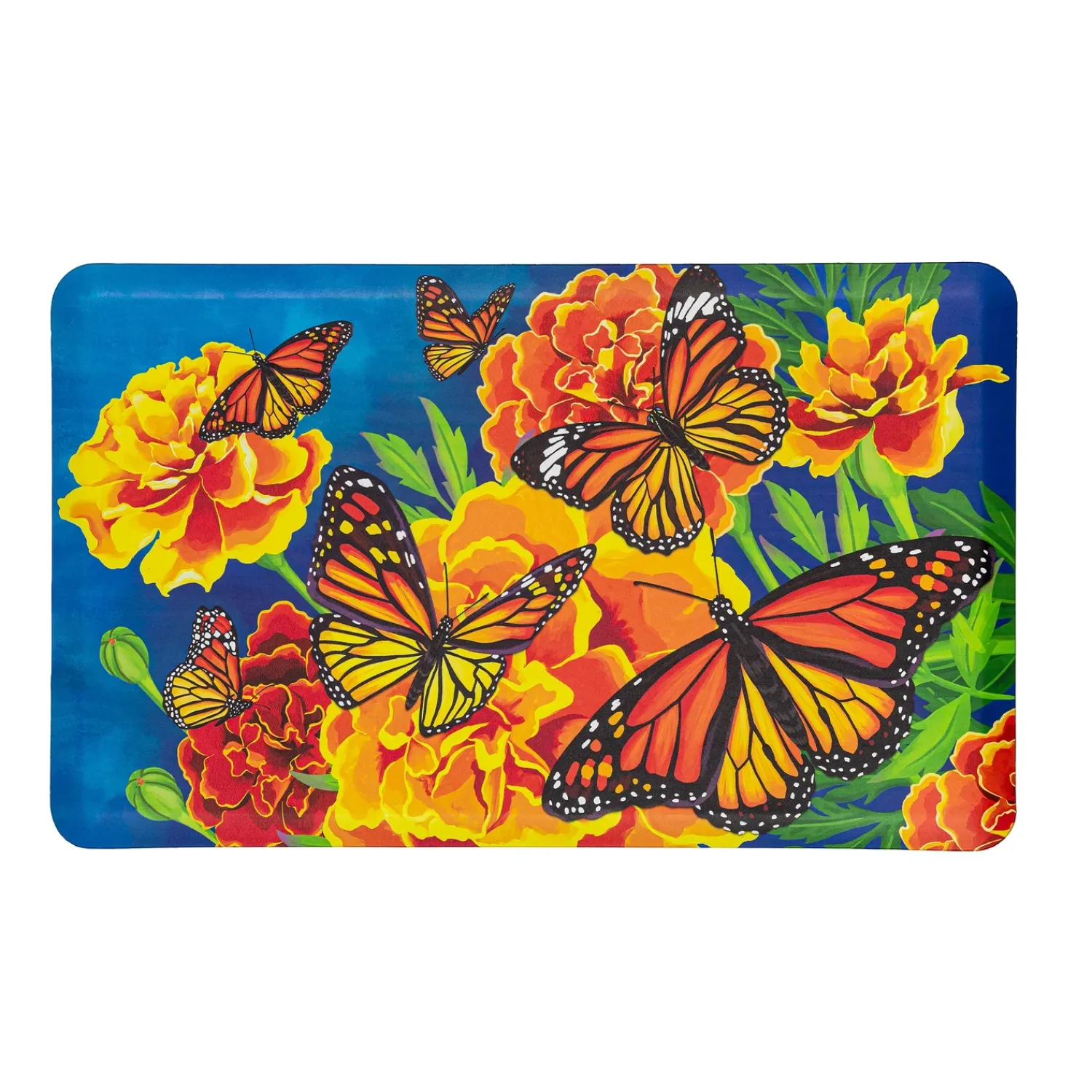 Plow & Hearth Anti-Fatigue Mats|Anti-Fatigue Mat>Mariposa Melody Anti-Fatigue Mat, 30" x 18"