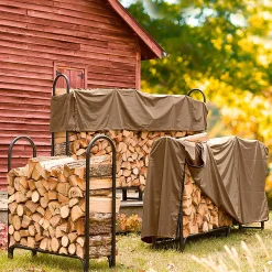 Plow & Hearth Outdoor Clean Up|Wood Storage & Wood Racks>Medium Heavy-Duty Steel Log Rack
