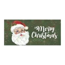 Plow & Hearth Interchangeable Mats>Merry Santa Sassafras Mat