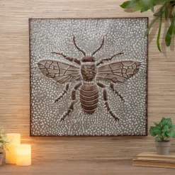 Plow & Hearth Wall Art>Metal Bee Wall Décor