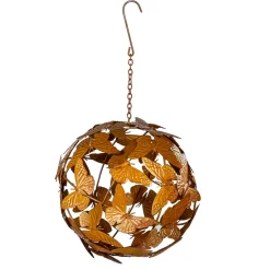 Plow & Hearth Gazing Balls>Metal Butterfly Decorative Garden Ball, 10"