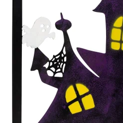 Plow & Hearth Garden Stakes|Arbors & Trellises>Metal Halloween Trellises In Witch And Haunted House Designs