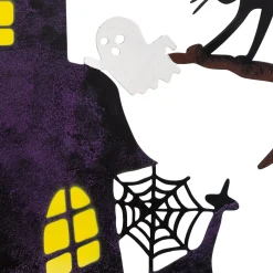 Plow & Hearth Garden Stakes|Arbors & Trellises>Metal Halloween Trellises In Witch And Haunted House Designs