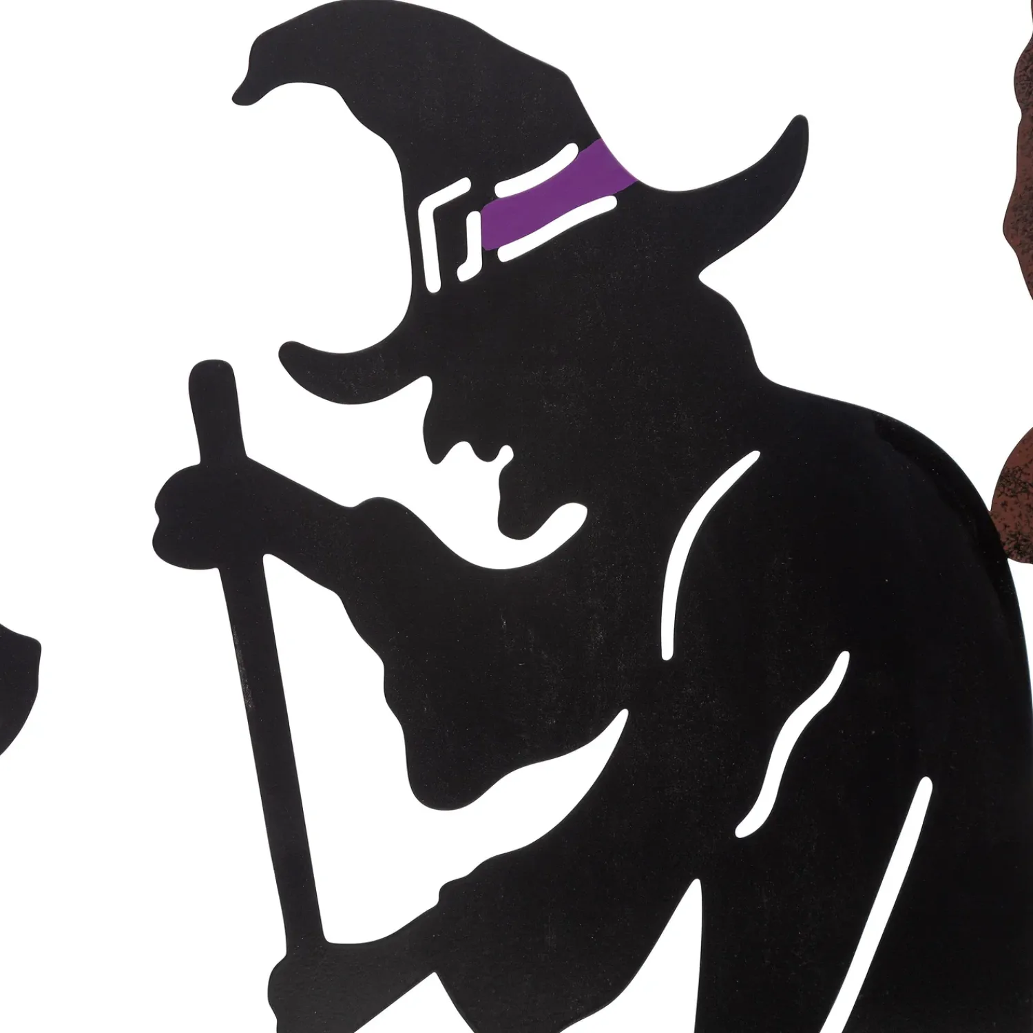 Plow & Hearth Garden Stakes|Arbors & Trellises>Metal Halloween Trellises In Witch And Haunted House Designs