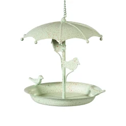Plow & Hearth Bird Feeders>Metal Hanging Umbrella Bird Feeder