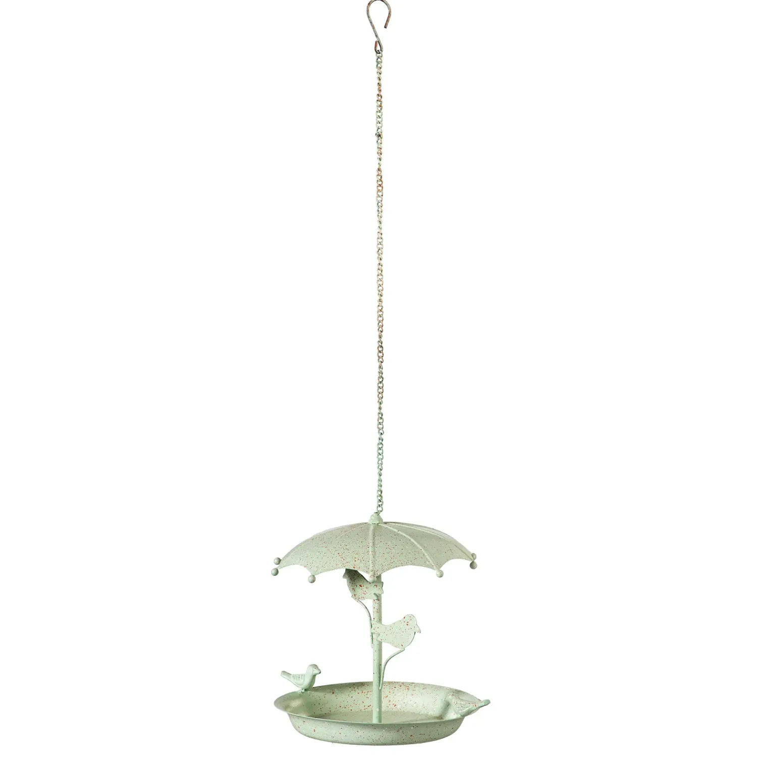 Plow & Hearth Bird Feeders>Metal Hanging Umbrella Bird Feeder