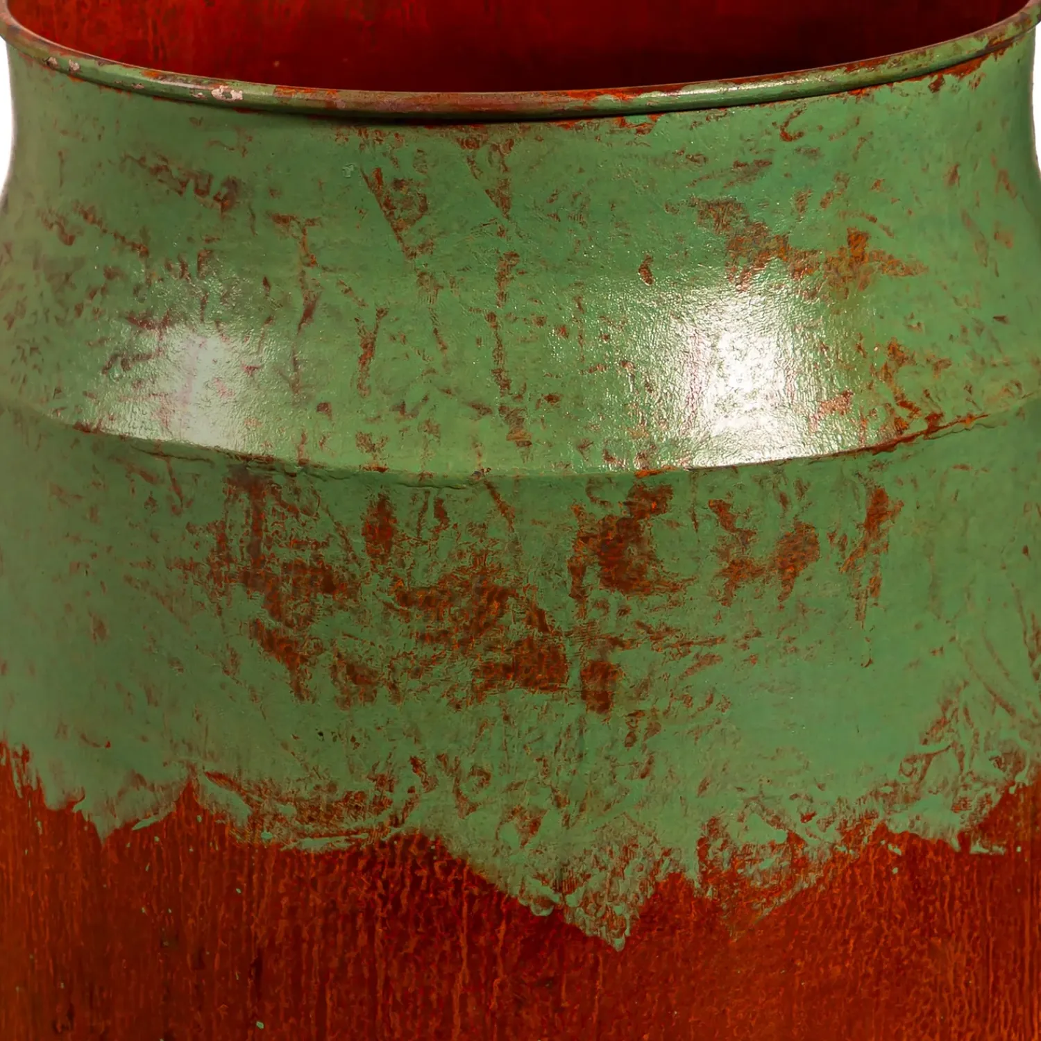 Plow & Hearth Planters & Plant Stands>Metal Jug Shaped Planter, Color Wash, Set of 3