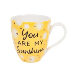 Plow & Hearth Coffee & Tea Cups>Mommy and Me Ceramic Cup Gift set, 17 OZ, You are my sunshine