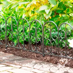 Plow & Hearth Garden Fencing & Edging>Montebello Wrought Iron Garden Edging