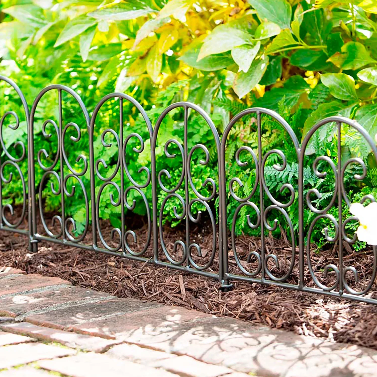 Plow & Hearth Garden Fencing & Edging>Montebello Wrought Iron Garden Edging