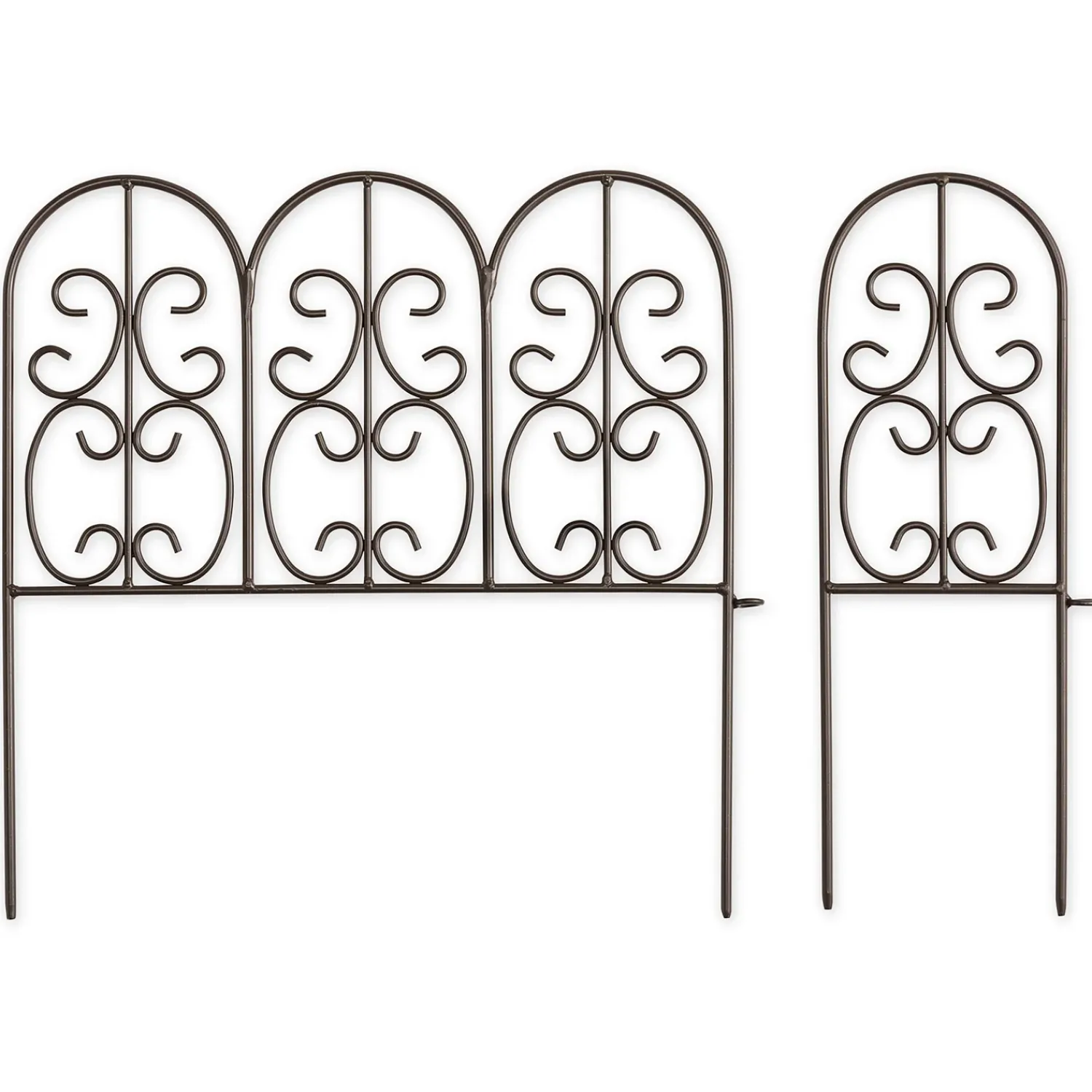 Plow & Hearth Garden Fencing & Edging>Montebello Wrought Iron Garden Edging