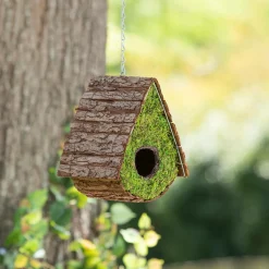 Plow & Hearth Birdhouses>Moss Birdhouse, A-Frame