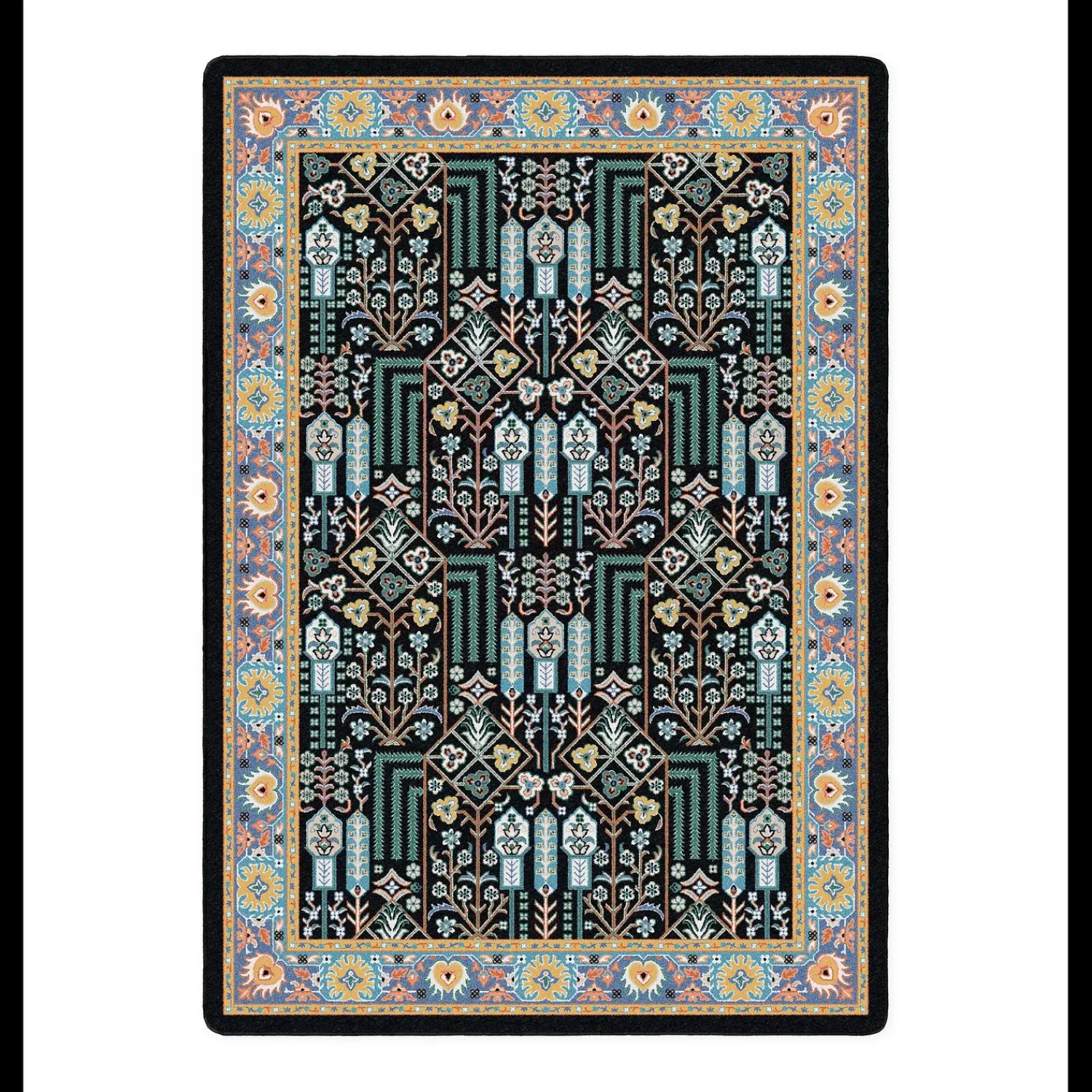 Plow & Hearth Area Rugs>Mount Joy Area Rug With EnduraStran Construction, 4' x 5'