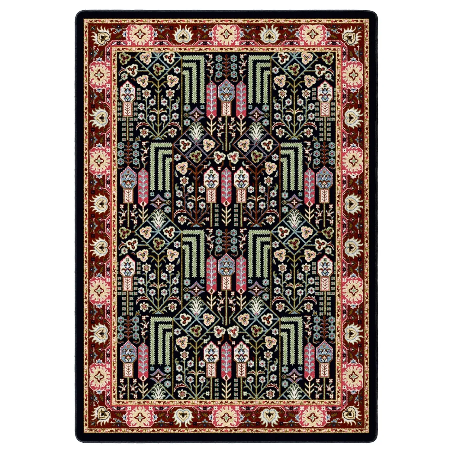 Plow & Hearth Area Rugs>Mount Joy Area Rug With EnduraStran Construction, 4' x 5'