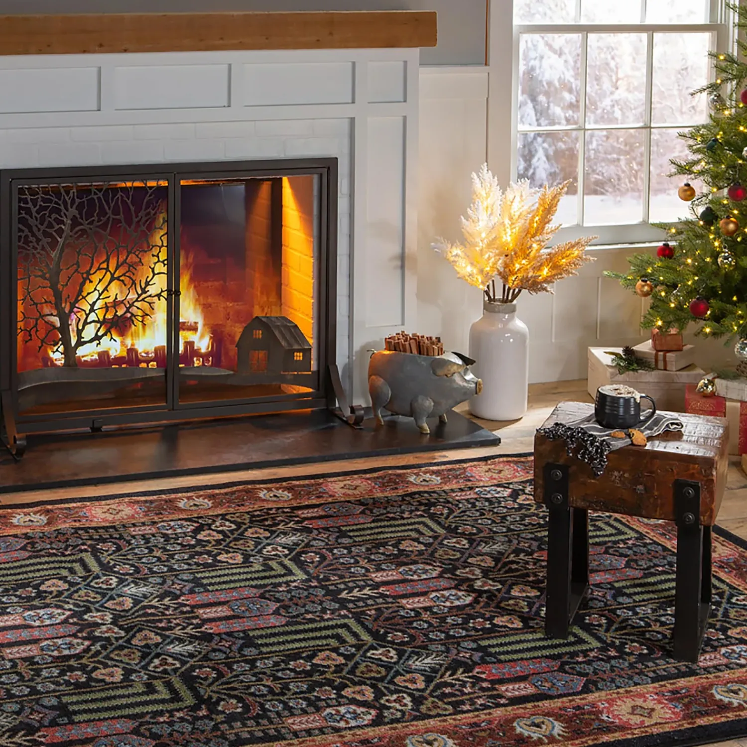 Plow & Hearth Area Rugs>Mount Joy Area Rug With EnduraStran Construction, 5' x 8'