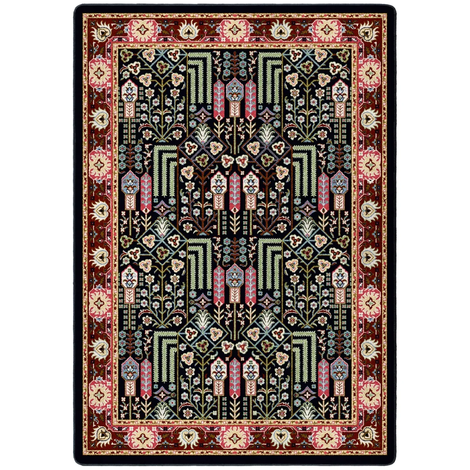 Plow & Hearth Area Rugs>Mount Joy Area Rug With EnduraStran Construction, 5' x 8'